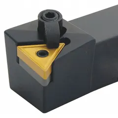 The DORIAN MCKNL164D is an indexable turning and profiling toolholder designed for use in lathes and turning centers. It accepts indexable carbide inserts for external turning, facing, and profiling operations in metal-cutting applications.