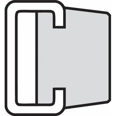 FENNER DRIVES Belt Guide: 10 ft Overall Lg, 0.79 in Overall Ht, 0.56 in Overall Wd - General Purpose UHMW Guide Rails