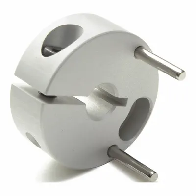 RULAND MANUFACTURING Controlflex Coupling Hub: 1° Angular Misalignment, 0.3 mm Axial Motion - Double Insert Hubs for Round Shafts