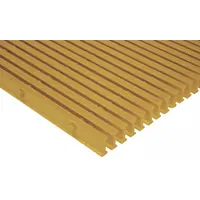 FIBERGRATE Fiberglass Pultruded Grating: Structural Grating, 5 ft x 8 ft Nominal Size (WxL), ISOFR (MPN 350589)