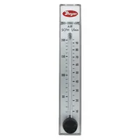 DWYER Flowmeter: Variable Area Flowmeter, Variable Area, Panel Mount, Vertical, Gallons/Liters, FNPT (MPN RMB-56-SSV)