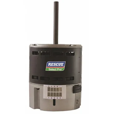 U.S. MOTORS Direct Drive Blower Motor: RESCUE Select Pro, 48Y Frame Size, Belly Band - RESCUE® Series EC Motors