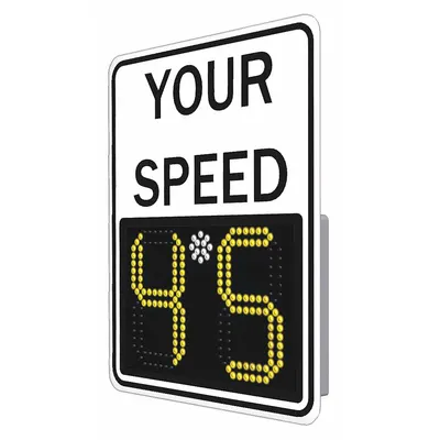 LED Safe Pace 100 Series 'Your Speed' Radar Sign - Safe Pace 100 Series "Your Speed" Radar Signs