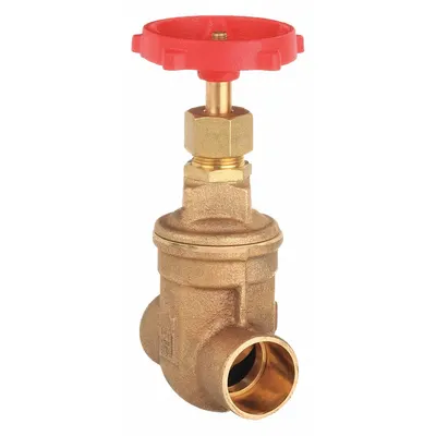MILWAUKEE VALVE Gate Valve: 1 in, Bronze, Non-Rising, Sweat x Sweat - Non-Rising Stem Bronze General Purpose Gate Valves