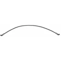 ITW BEE LEITZKE Tool Lanyard: Stainless Steel, 18 in Overall Lg, 3/64 in Loop 1 Size, Nylon, 5 PK (MPN WWG-TSS3-046-18N)