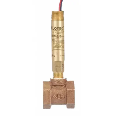 Dwyer Flow Switch: Paddle, 1/2 in/1/4 in/2 in/3/8 in For Pipe Size, Brass, 1/2 in NPT - Insertion-Style Hazardous-Location Switches for Liquids