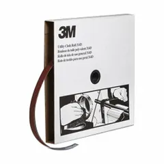 Aluminum oxide abrasive on a J weight cloth backing, P60 grit. Suitable for blending, finishing, and light stock removal on metal, wood, and plastic surfaces in industrial maintenance and fabrication.