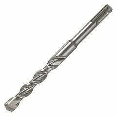 This SDS-Plus drill bit is designed for drilling into concrete and masonry. With a 20 mm bit size, 150 mm max drilling depth, and 200 mm overall length, it is suitable for anchor installations and rebar drilling in construction applications.