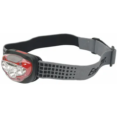 ENERGIZER Headlamp: 300 lm Max. Brightness, 35 hr Max Run Time, 55 m Max Beam - Headlamps