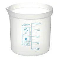 APPROVED VENDOR Square Ratio Beaker: Low Form, Printed Graduation, Polypropylene, Translucent (MPN 522085-1000)