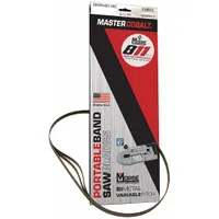 MORSE Portable Band Saw Blade: Stainless Steel, 8/11, 1/2 in Blade Wd, 0.02 in Blade Thick, 3 PK (MPN ZWEP35811MC)