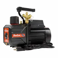 UNIWELD Vacuum Pump: 7.2 cfm, 15 micron Ultimate Vacuum, 120V AC, A2L Compatible, Male, SAE (MPN MEVP7S)