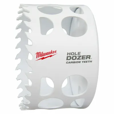 MILWAUKEE Hole Saw: 3 1/8 in Saw Dia., 3 Teeth per Inch, 1 5/8 in Max. Cutting Dp - Multi-Material-Cutting Hole Saws without Arbor