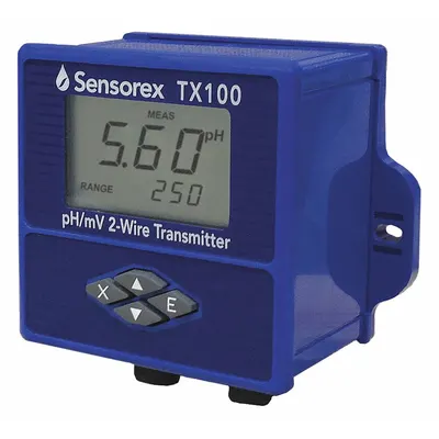 SENSOREX Sensor: TX100, ORP/pH, 0 to 14 pH, Tinned Leads (TL) - Multiparameter Electrodes, Probes & Sensors