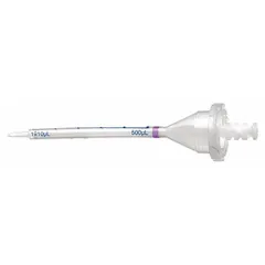 Non-sterile pipette tip made from biomedical grade plastic, clear in color, with a 0.5 mL capacity. Designed for use with Eppendorf Pipettors. Supplied in a bulk bag of 100 tips without filter. Suitable for general liquid handling in laboratory applications.