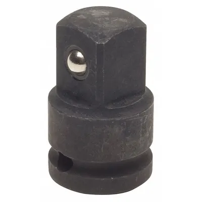 WESTWARD Impact Socket Adapter: 3/8 in Input Drive Size, Manganese Phosphate, Square - 3/8" Drive Impact Socket Adapters