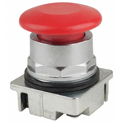 Siemens Mushroom Head Push Button: 30 mm, Non-Metallic - Mushroom-Head Push-Button Operators