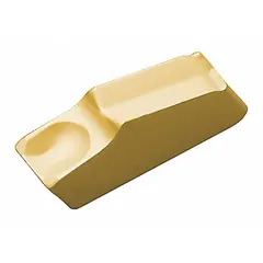 Indexable insert for cut-off and grooving operations on CNC lathes and automatic screw machines. Used to part off workpieces or create grooves with precision. Suitable for general machining applications.