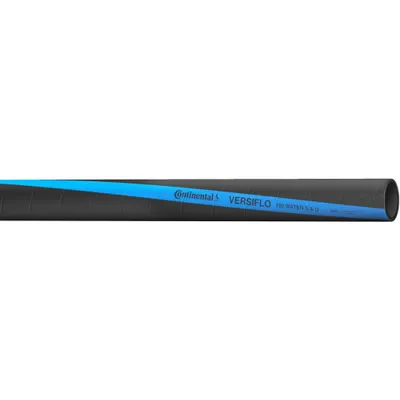 CONTINENTAL Suction and Discharge Hose: 1 1/2 in Hose Inside Dia., 150 psi, Black, 100 ft Hose Lg - EPDM Bulk Water Suction & Discharge Hoses with Spiral-Plied Synthetic Fabric Reinforcement