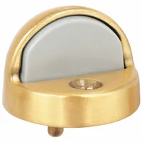 Dome Door Stop: Floor - Mounted, 1 13/16 in Wd, 1 5/16 in Overall Ht, Bronze (MPN 443.10)