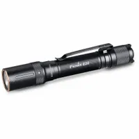 FENIX LIGHTING Flashlight: 350 lm, 225 min Run Time at Max. Brightness, 125.9 m Max Beam, Black (MPN E20 V2.0)