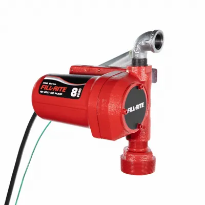 FILL-RITE Electric Drum Pump: 12 V DC, 1 1/2 hp HP, 8 gpm Max. Flow Rate, Pump Only - Bung-Mount DC-Powered Fuel Transfer Pumps