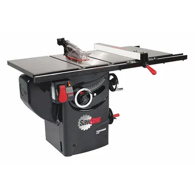 SAWSTOP Table Saw: 230 V AC Volt, 13 A Current, 10 in Blade Dia. - Cabinet Table Saws with Automatic Safety Blade Retraction