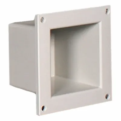AIRCLEAN SYSTEMS Molded Sink: Molded Sink, 4 in Overall Wd, 4 in Overall Lg - Cup Sink Cutouts