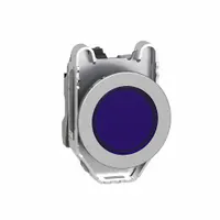 SCHNEIDER ELECTRIC Pilot Light: 30 mm Panel Mounting Size, Blue, LED, XB4 Series (MPN XB4FVM6)