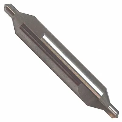 KEO Center Drill: Plain Type, #7, 90°, 3 3/4 in Overall Lg - Plain-Tip Center Drills