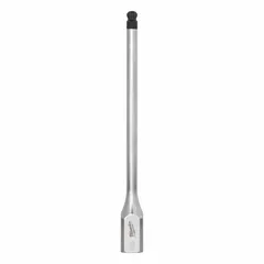 This 3/8 in drive hex bit socket features a ball hex tip for off-angle engagement with fasteners. With a 6 mm tip size and 6 in overall length, it is suited for driving hex fasteners in confined or angled spaces during assembly and maintenance tasks.