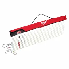 This 5 ft fish stick features a bullet nose, chain, single hook, and whisk end for routing cables through walls, ceilings, and conduit. The rod diameter is 5/16 in. One rod is included.