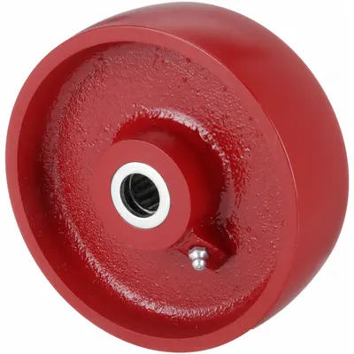 OEM Caster Wheel: 6 in Wheel Dia - Iron Tread Wheels