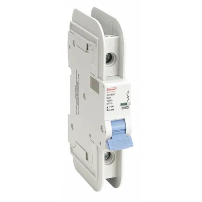 Dayton NDB2T-63 B-Curve 1-Pole UL489 Miniature Circuit Breaker - B-Curve, 1-Pole UL489 DIN Rail-Mount Miniature Circuit Breakers