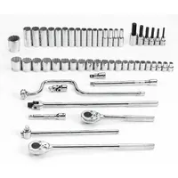 PROTO Socket Wrench Set: 1/2 in Drive, 54 Piece, 12-Point, Metric, 10 mm to 36 mm (MPN J54218)