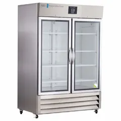 AMERICAN BIOTECH SUPPLY Lab Refrigerator: 49 cu ft, Upright, 1°C to 10°C, 35 3/4 in Overall Dp, Temp (MPN ABT-HC-SSP-49G). Key specifications — Color: White; Alarm Type: Temperature; Manufacturer Part Number: ABT-HC-SSP-49G; Brand: AMERICAN BIOTECH SUPPLY; Product Type: Lab Refrigerator; Door Type: Swing Glass; Refrigerant Type: R-290.