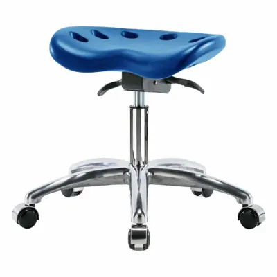 OEM Tractor Stool: Polyurethane, Ht Range 17 1/2 in to 22 1/2 in, 17 in Seat Wd - Polyurethane Lab Stools
