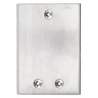 HUBBELL KILLARK Interior Panel: Back Panel Panel, 6 in Overall Ht, 8.5 in Overall Wd, Aluminum, 6053