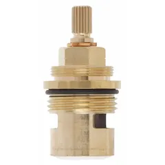 Replacement cold-side ceramic disc valve for KOHLER faucets. Designed to control cold water flow and provide drip-free shut-off. Used in residential and commercial plumbing systems for faucet repair and maintenance.