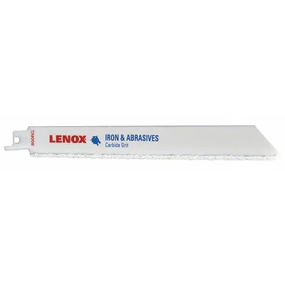 LENOX Reciprocating Saw Blade: 8 in Blade Lg, 0.04 in Blade Thick, 3/4 in Blade Wd - Tile & Masonry-Cutting Blades
