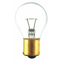 BA15s Single-Contact Bayonet Base Lamp, S11 Shape, 10V AC, White