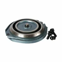 This WILTON vise base provides a stable mounting platform for workholding vises on milling machines. It is used in metalworking and machining operations to secure parts during precision milling, drilling, and grinding processes.