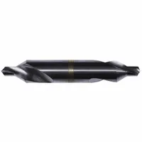 KEO Center Drill: Plain Type, #4, 60°, 2 1/8 in Overall Lg, AlTiN Coated Cobalt (MPN 906-001-937)