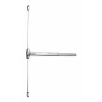 VON DUPRIN Surface Vertical Rod: 4 ft Max Door Wd, Chrome (MPN 9927EO 4 26D)