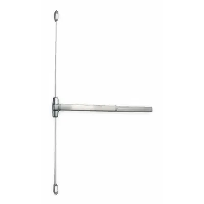 VON DUPRIN Surface Vertical Rod: 4 ft Max Door Wd - Surface Vertical Rod Push Bars