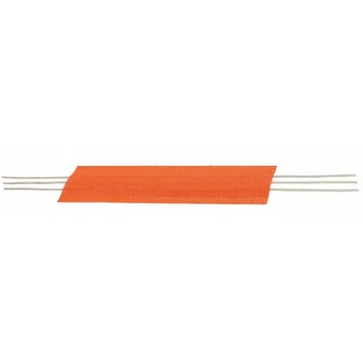 SANDEL Cable Protector: 1 Channels, 2 1/2 in Max Cable Dia, 12 in Overall Wd, 1 1/2 in Overall Ht - Disposable Hospital Cable Floor Covers