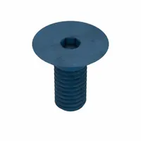 Socket Flat Head Screw: M5x0.80 Thread Size, 12 mm Lg, Flat, Blue Phosphate, Alloy Steel, 25 PK (MPN UST187461)