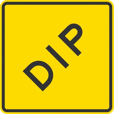 LYLE W8-2 MUTCD Diamond Grade Aluminum Traffic Sign, 24 x 24 in - Dip Signs