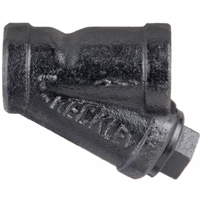 KECKLEY Y Strainer: 2 in, NPT, Mesh, 0.034 in Screen Size, Cast Iron, Graphite - Cast Iron Y Strainers