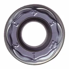 Round indexable milling insert with 16 mm diameter and 5 mm thickness. Features PVD-coated grade HPR1510 and ENGH chipbreaker geometry for steel and cast iron machining. Suitable for high-feed roughing and semi-finishing operations in general engineering and mold-making.